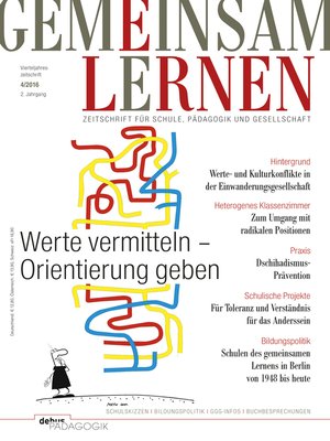 cover image of Werte vermitteln--Orientierung geben